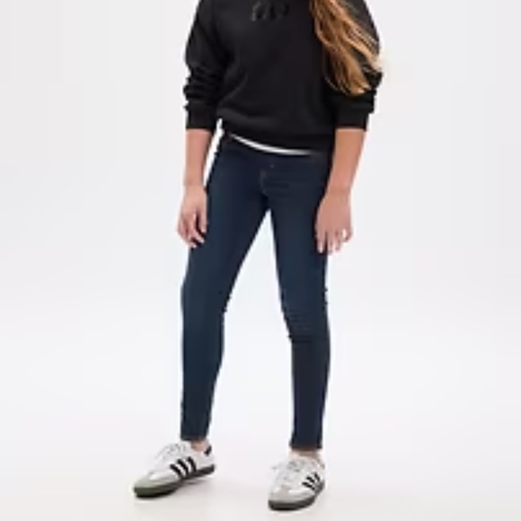 COPY - NWT Gap Kids Mid Rise Pull-On Jegging Dark Wash Jeans Stretch Size 12 Re… - Picture 11 of 15